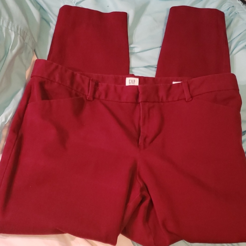GAP SIGNATURE SKINNY ANKLE PANTS